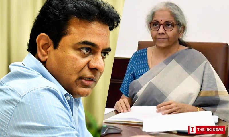 ktr and FM Nirmala Sitharaman