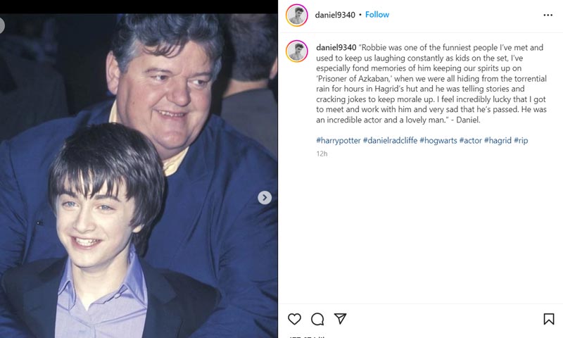 Robbie Coltrane Daniel Radcliffe